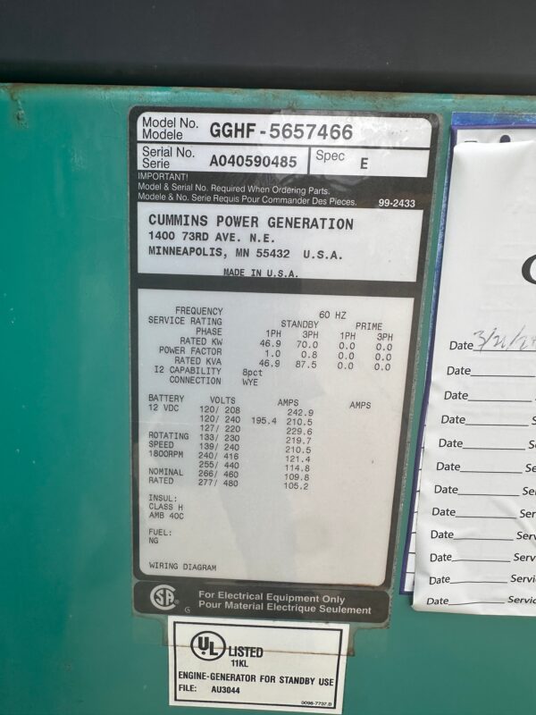 Used-Cummins-70kW-Generator-Set-12