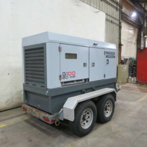 Used Wacker Neuson G100 Rental Grade Diesel Generator, 814 Hrs, EPA Tier 4i