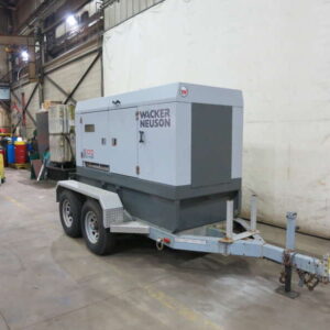 Used Wacker Neuson G100 Rental Grade Diesel Generator, 1438 Hrs, EPA Tier 4i